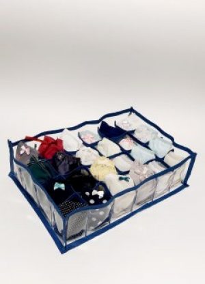 Прозрачный органайзер на 24 ячейки для трусов и носков Save Box (S000011)