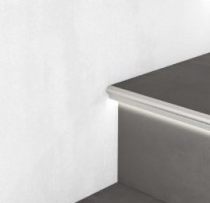 Профиль Profilpas Prostep SGA/11L для отделки ступени с LED подсветкой