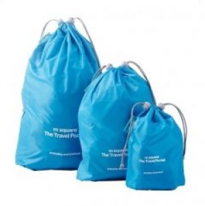 Набор водонепроницаемых мешочков для белья (голубой)