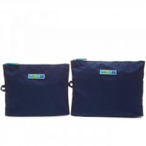 Набор мешочков на молнии (2 шт) темно-синий