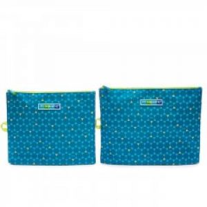 Набор мешочков на молнии (2 шт) синий