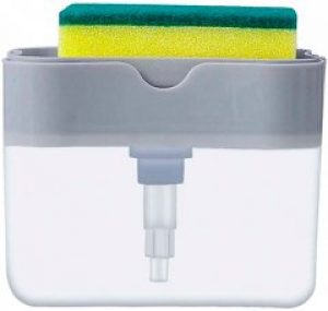 Нажимной диспенсер для моющего средства Sponge Caddy с местом для губки (2000992402026)