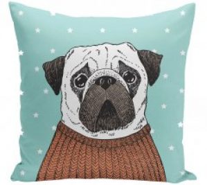 Подушка Orner Мопс (orner-0227)