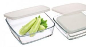 Набор квадратных контейнеров с крышкой Simax 3 шт (350)