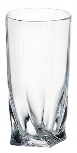Набор высоких стаканов Bohemia Quadro 350 мл 6 шт (2K936/99A44/350)