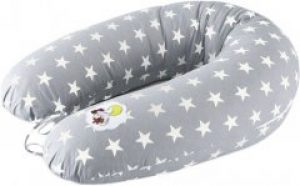 Подушка для кормления IDEIA Papaella Стандарт Звездочки 35х200 см Серая (4820182658990)