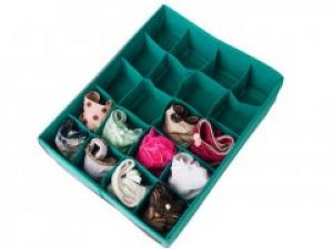 Коробочка для трусиков 20 ячеек Lzr001 (Лазурь)