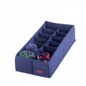 Коробочка с квадратными ячейками для носков и трусов Jns-Kv (Синий)