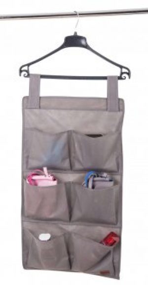 Подвесной органайзер с карманами 6 ячеек HPocket-grey (Серый)