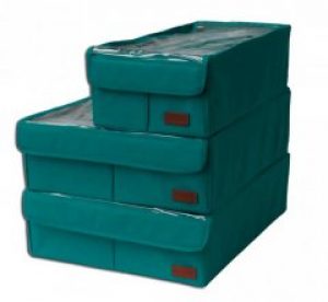 Набор органайзеров с крышками для дома 3 шт Lzr003-Kr (Лазурь)