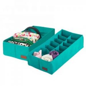 Набор компактных органайзеров для белья 2 шт Lzr-2Small (Лазурь)