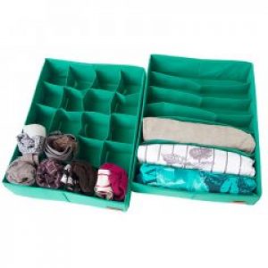 Набор органайзеров для нижнего белья 2 шт Lzr002 (Лазурь)