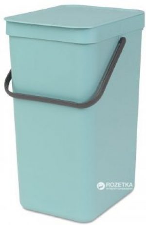 Ведро для мусора Brabantia Sort&Go 16 л Mint (109843)