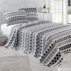 Покрывало Eponj Home B&W Artec 200x220 + наволочки 50x70 2 шт (6100000168855)