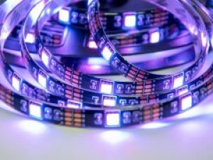 Светодиодная лента с пультом rgb Led Strip 5050 на 5м. реагирующая на звук | світлодіодна led стрічка (1008095-Black-1)