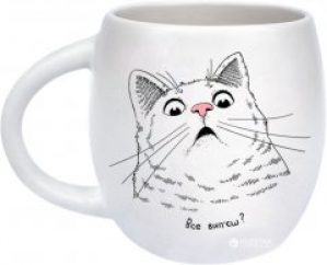 Чашка Orner Удивленный кот 450 мл (orner-0403)