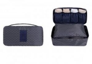 Дорожный органайзер для белья синий HD0203
