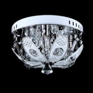 Люстра "торт" на 3 лампочки с LED подсветкой на пульте управления VL-1627/300/3