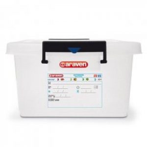 Контейнер с крышкой из полиэтелена Araven прямоугольный 53х39.6х22.5см/40л (91173)