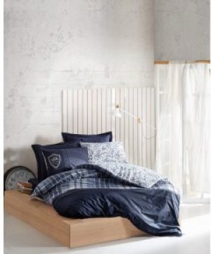 Комплект постельного белья Cotton Box Masculine Pablo Lacivert 200 x 220 (010077500)