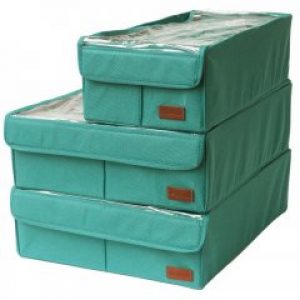 Набор органайзеров с крышками для нижнего белья3 шт ORGANIZE Lzr003-Kr лазурь