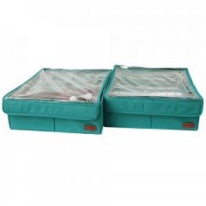 Набор органайзеров с крышкой для нижнего белья 2 шт ORGANIZE Lzr002-Kr лазурь