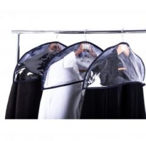 Комплект накидок-чехлов для одежды 3 шт ORGANIZE HN3-blue синий