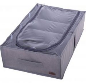 Бокс для хранения вещей и обуви на 4 отделения ORGANIZE KHV3 (серый)