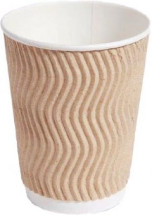 Стаканы PRO service бумажные гофра рифленые 340 мл 20 шт (43110300)