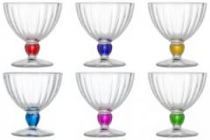 Набор креманок Luminarc Quadro Rainbow 250 мл из 6 предметов (N3056)