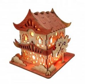 Соляной светильник EcoDecorLamp Домик 9