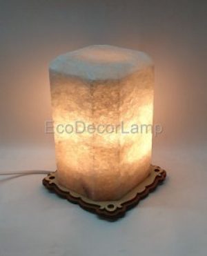 Соляная лампа EcoDecorLamp Восьмиугольник жёлтый