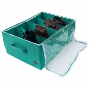 Коробка для хранения обуви на 4 пары Lzr ORGANIZE коробка для хранения обуви на 4 пары O-4 лазурь