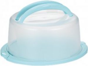 Тортовница с ручкой Kela Deli круглая 38х17 см Зеленая (12170)