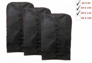 Набор чехлов для одежды 3 шт Черный