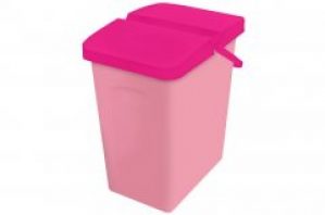 Ведро пластиковое BRANQ универсальное для хранения 10л розовое (BRQ-1311.4)