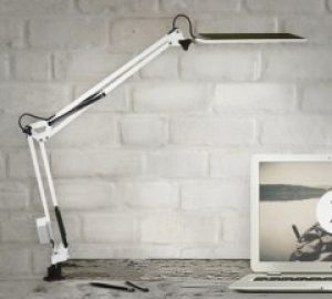 Настольная светодиодная лампа 10Вт Z-LED на струбцине белая (Z-LED10Nw)