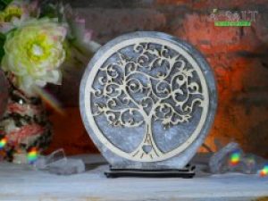 Соляная лампа A-salt светильник Дерево Wood 3-4кг