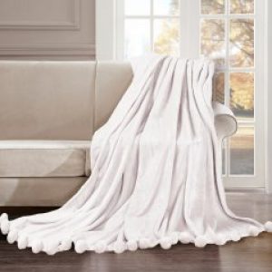 Плед Love You Помпон Молочный 150x200 (4820000181161)