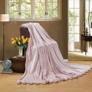 Плед Love You Помпон Розовый 150x200 (4820000181162)