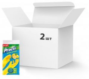 Упаковка резиновых перчаток Paclan Practi L 2 шт (5900942350025)