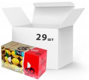 Упаковка салфеток универсальных Bella №1 бумажных двухслойная 29 пачек по 100 + 50 шт. Лимон (5900516421861)