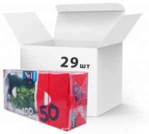 Салфетки универсальные Bella №1 бумажные двухслойные 100 + 50 шт Мята (5900516421854)