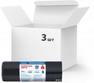 Упаковка пакетов для мусора More Goods Professional 20 л 3 уп по 100 пакетов (4820201210970)