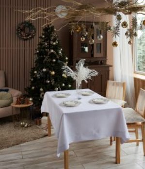 Скатерть Edelvika 120х140 см Белая (462-20/09 1