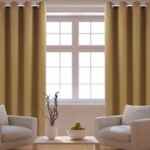 Штора на люверсах Vipro Group бежевая 140*250