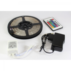 Светодиодные ленты для подсветки 3528 LED RGB на 5 м SMD с хорошо освещены.