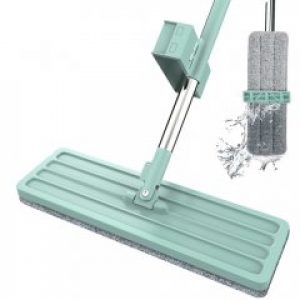 Швабра лентяйка с самоотжимом NBZ HAND-FREE LAZY DRAG FLAT MOP микрофибра