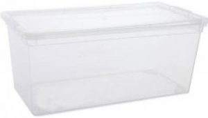 Контейнер для хранения Алеана Евро с крышкой 8 л Прозрачный (122048)