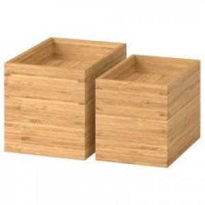 Набор ящиков для ванной комнаты IKEA DRAGAN Бамбук (402.226.07)